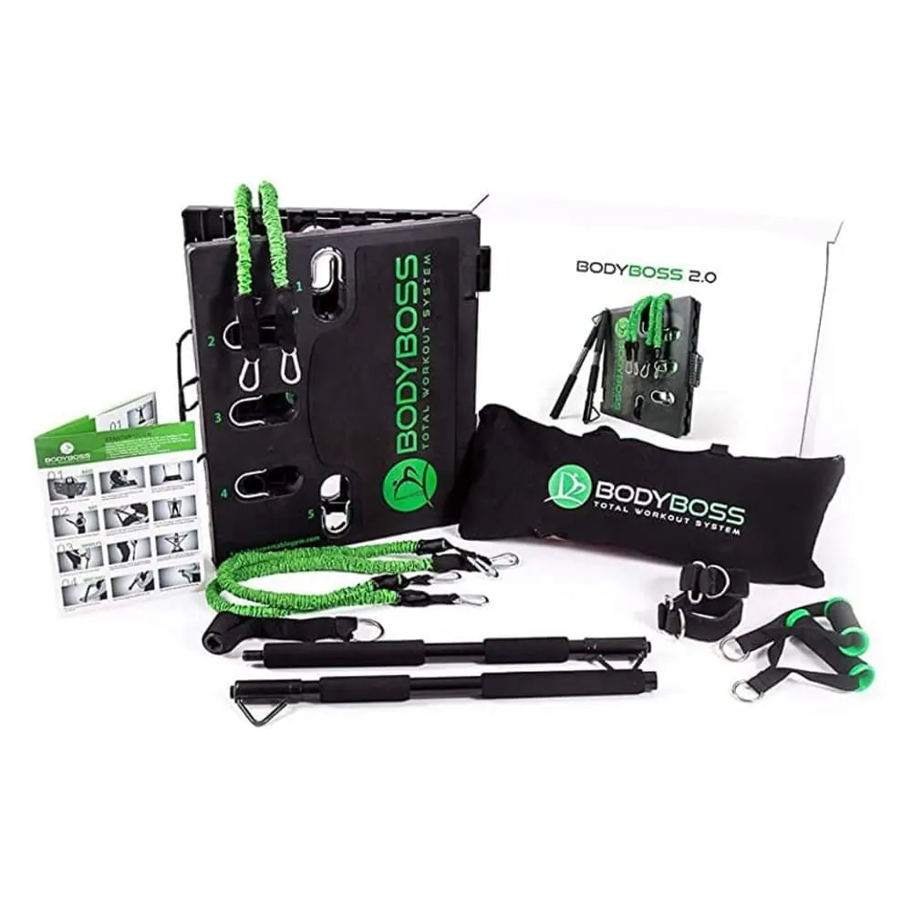 Full Body Portable Home Gym Resistance Exercise Workout System