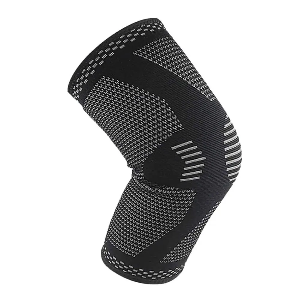 Elastic Sports Running Gym Knee Compression Support Sleeve - XL