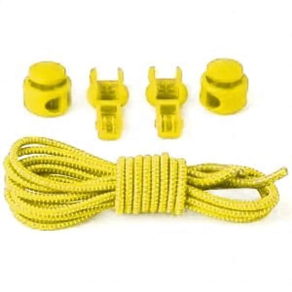 Lazy No-Tie Elastic Speed Shoelaces - Yellow