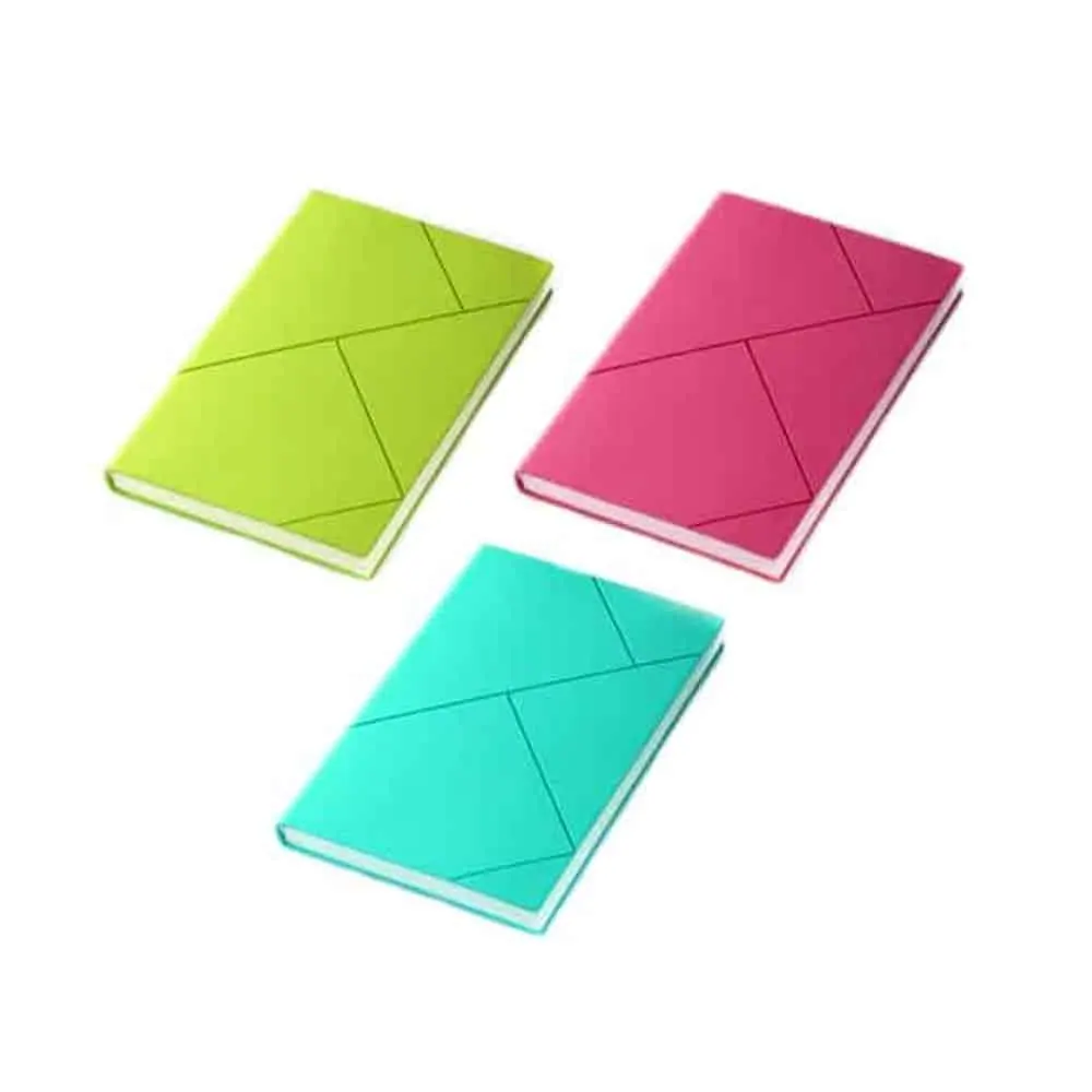 Writing Diary Vegan PU Leather Bound Journal Notepad Set x3
