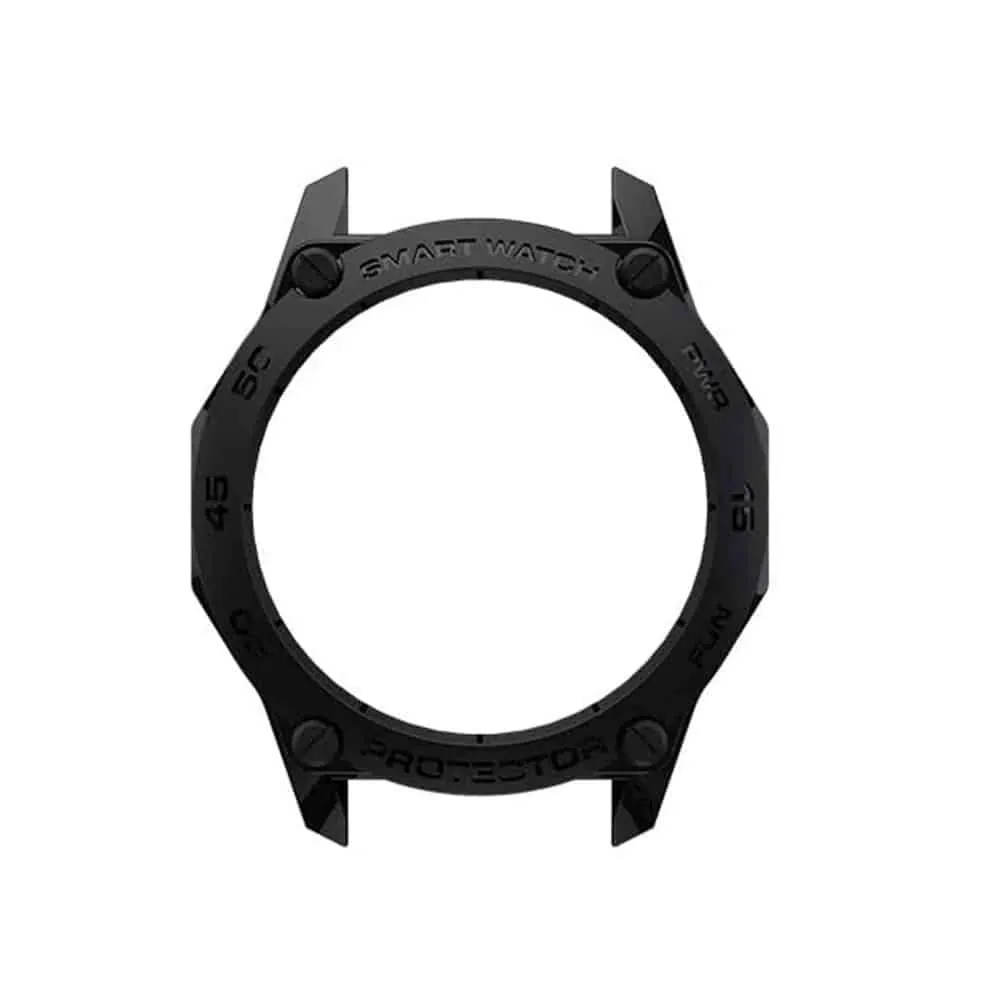 46mm Huawei Watch GT2 TPU Silicone Protective Case Bumper Cover - Black