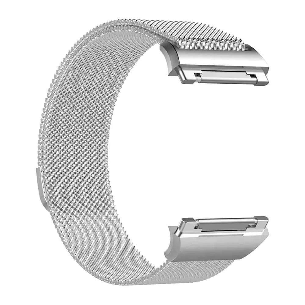Fitbit Ionic replacement Milanese loop strap - Silver