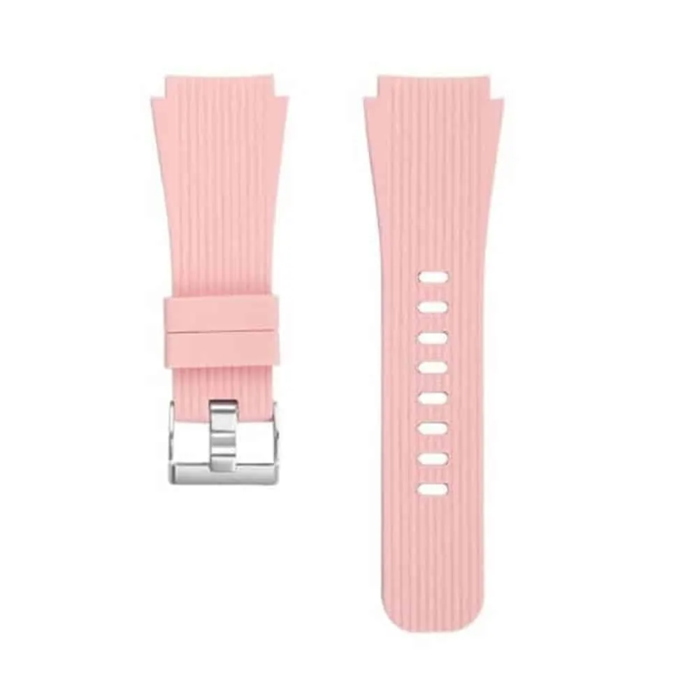 22mm Quick Release Silicone Strap - Pink, S/M