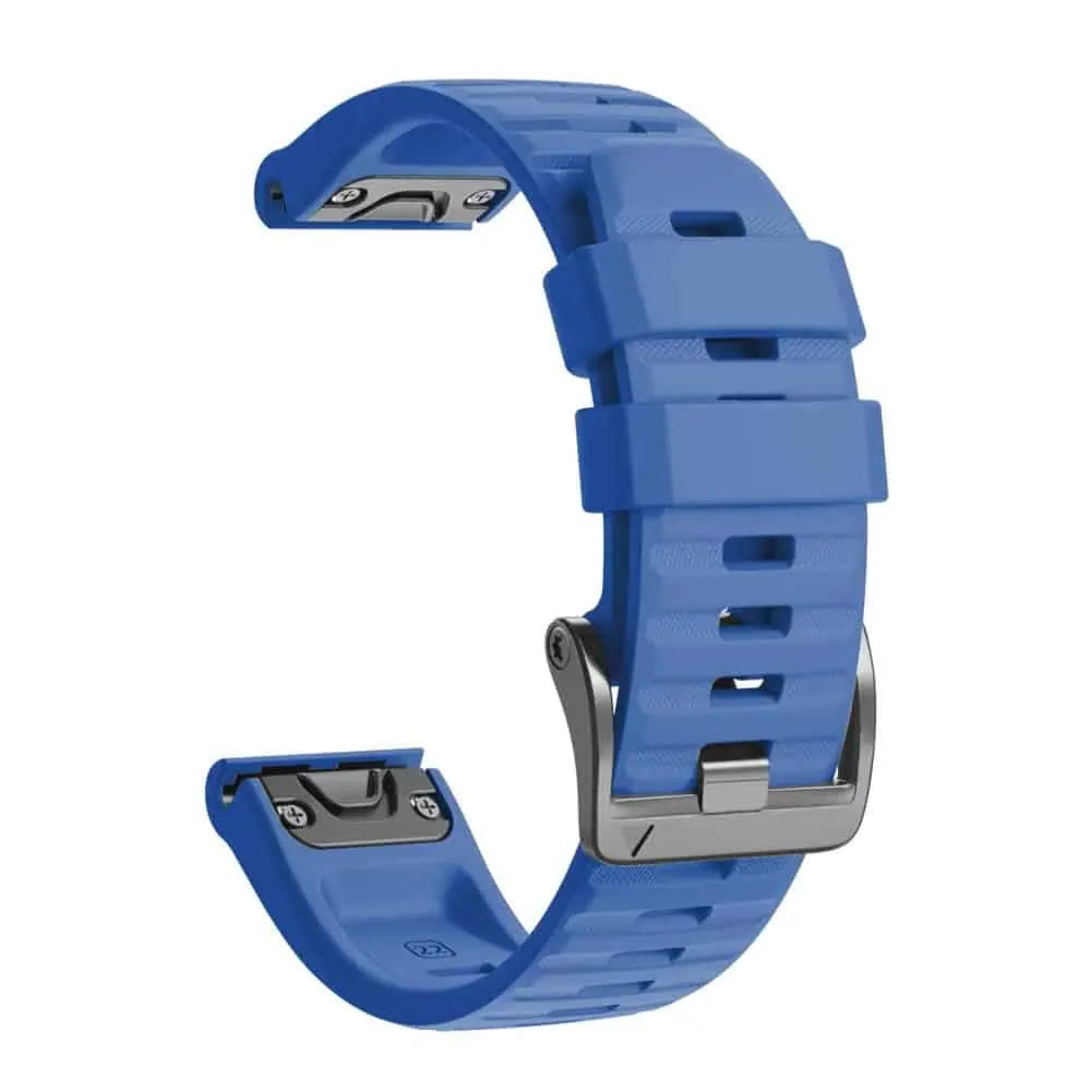 22mm EasyFit Silicone Strap for Garmin - Dark Blue