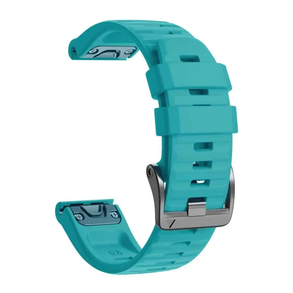 22mm EasyFit Silicone Strap for Garmin - Teal