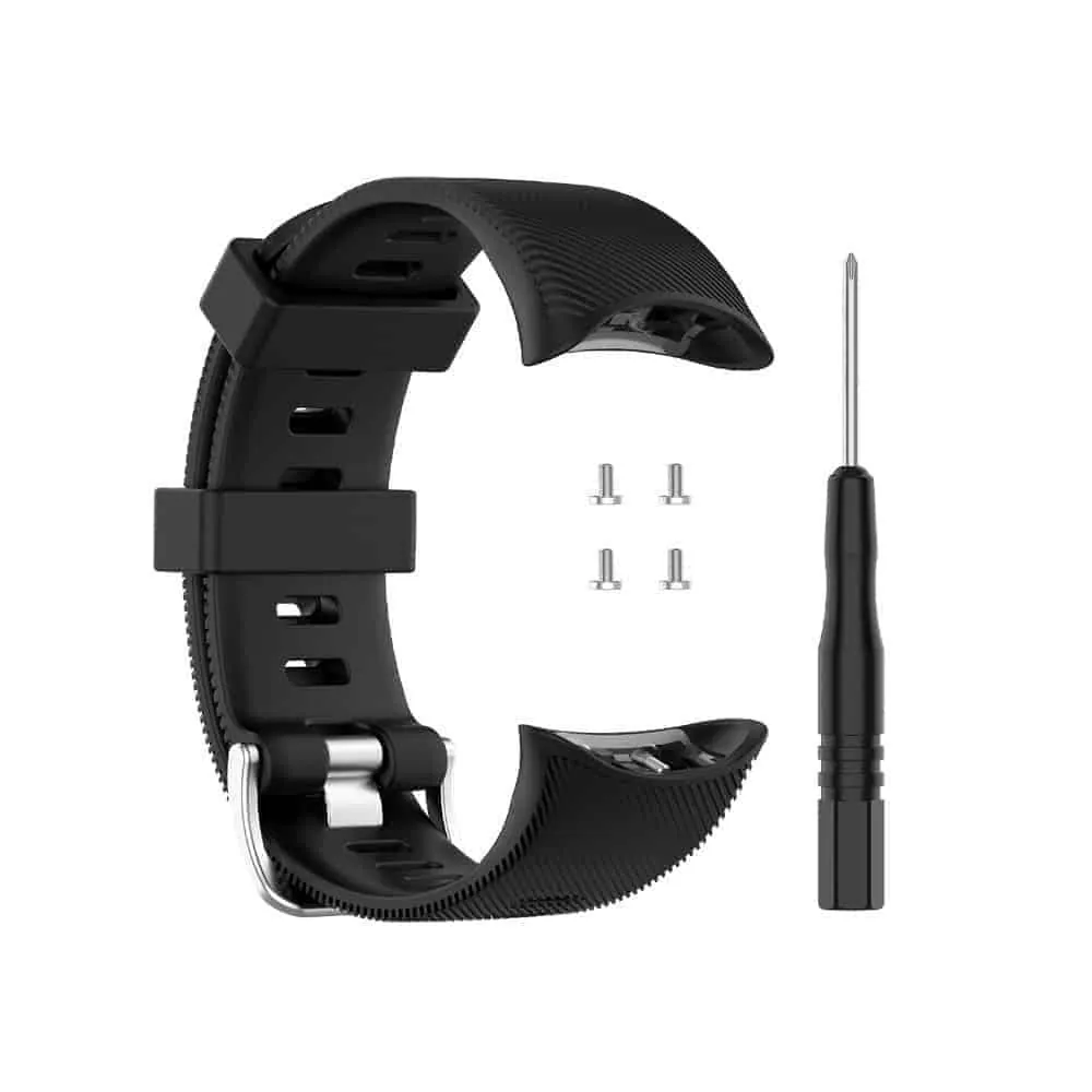 Silicone Strap for Garmin Forerunner 45 - Black