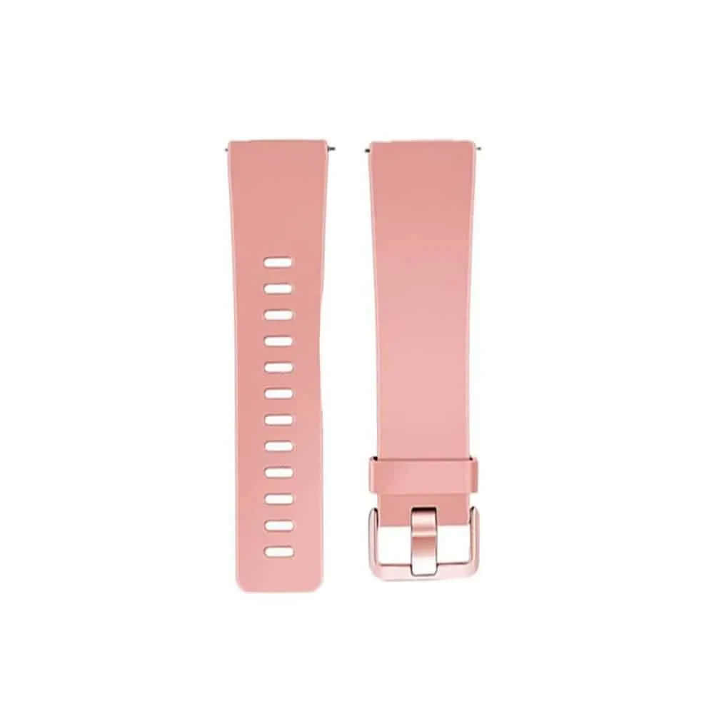 22MM Fitbit Versa silicone strap - Peach (M/L)