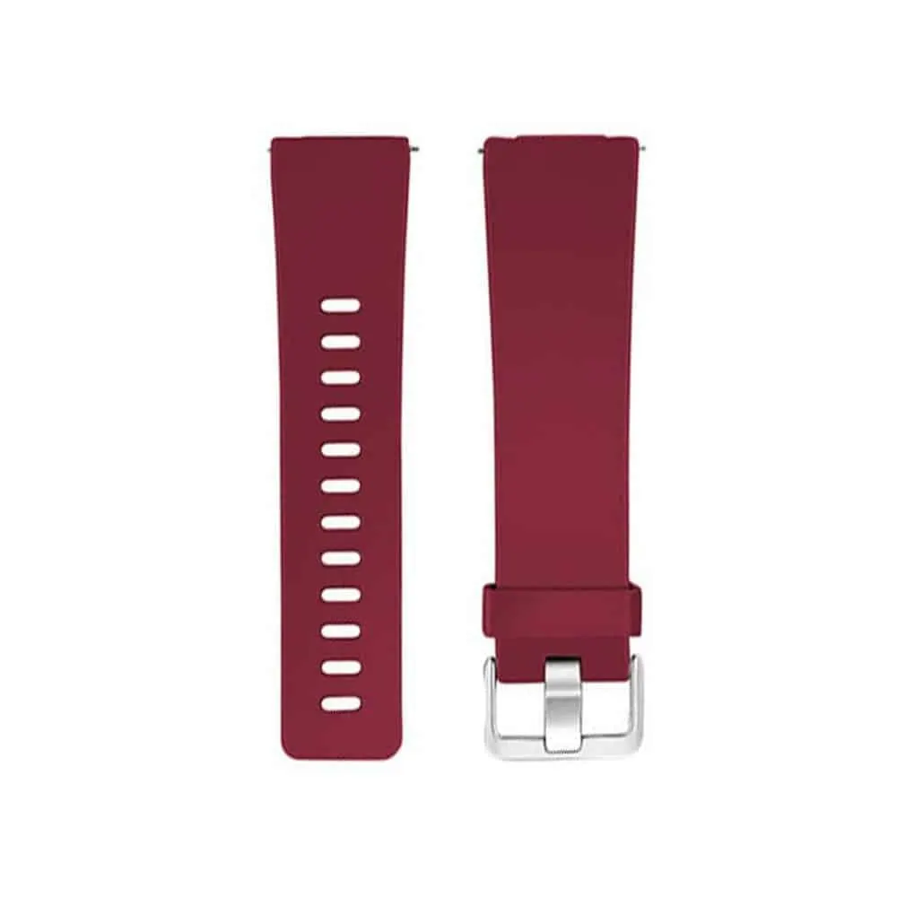 Silicone Strap for Fitbit Versa (M/L) - Mauve