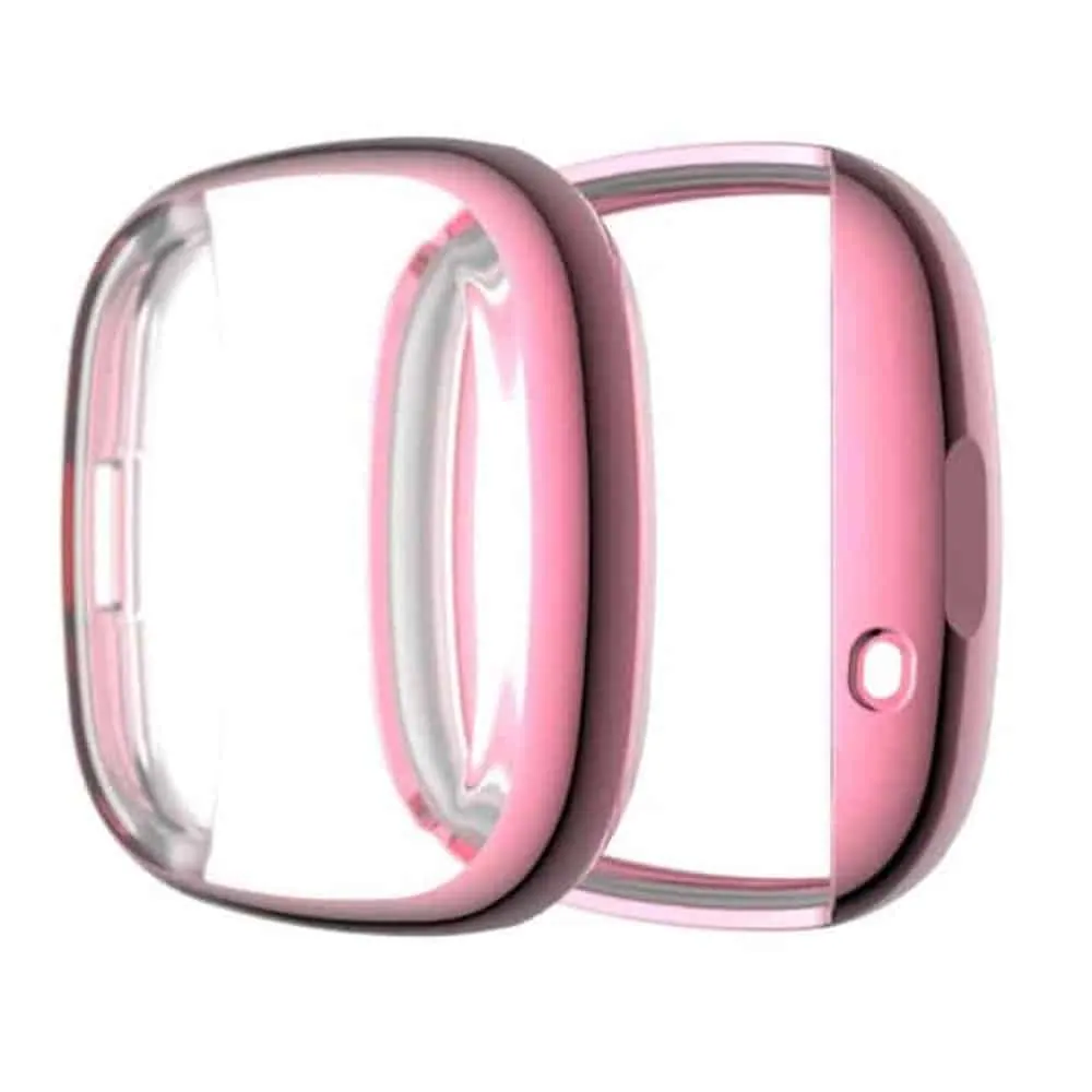 TPU Silicone Case for Fitbit Versa 3/ Fitbit Sense - Pink