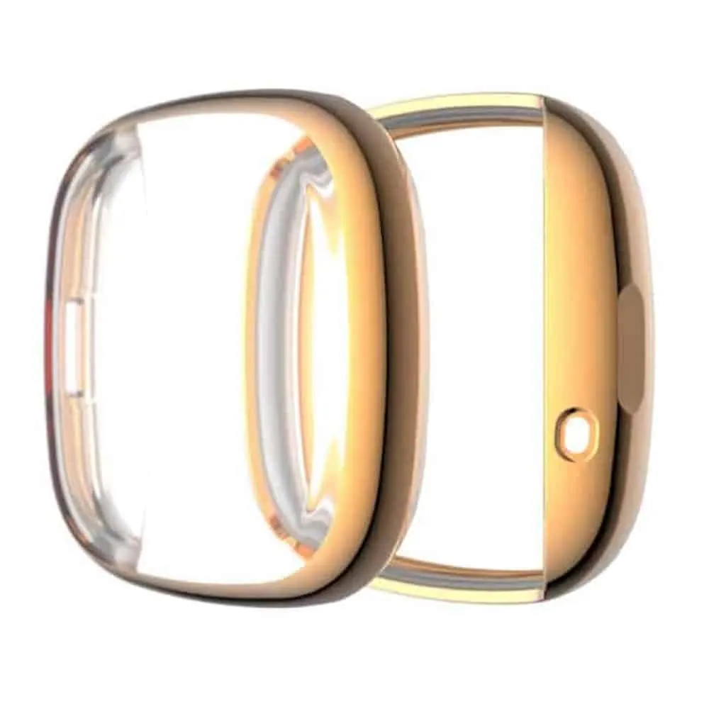 TPU Silicone Case for Fitbit Versa 3/ Fitbit Sense - Rose Gold