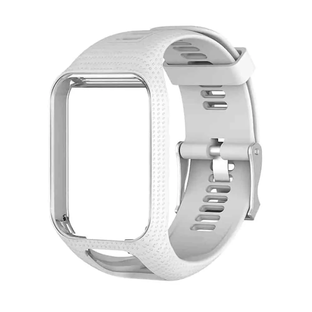 Silicone Strap TomTom Spark/Golfer/Runner2/3 white