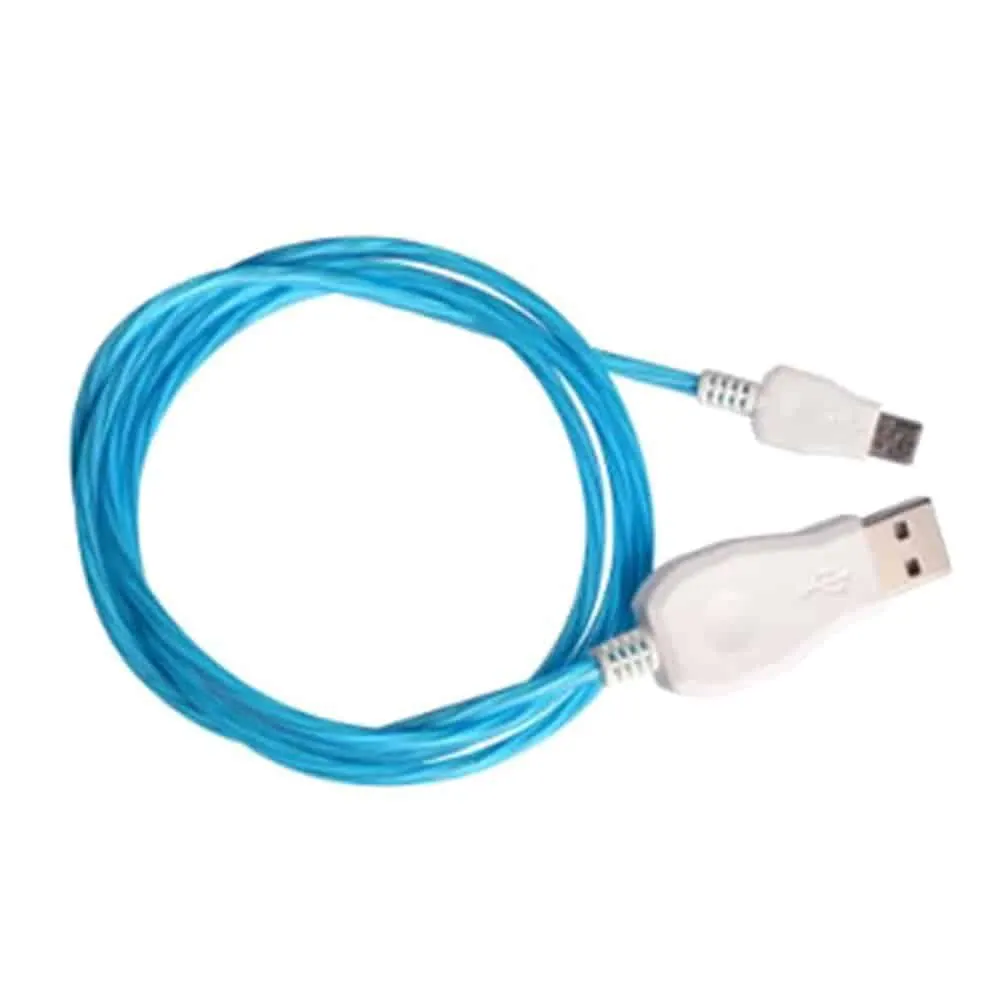 LED Light Flow Flashing USB Charging Cable - Android