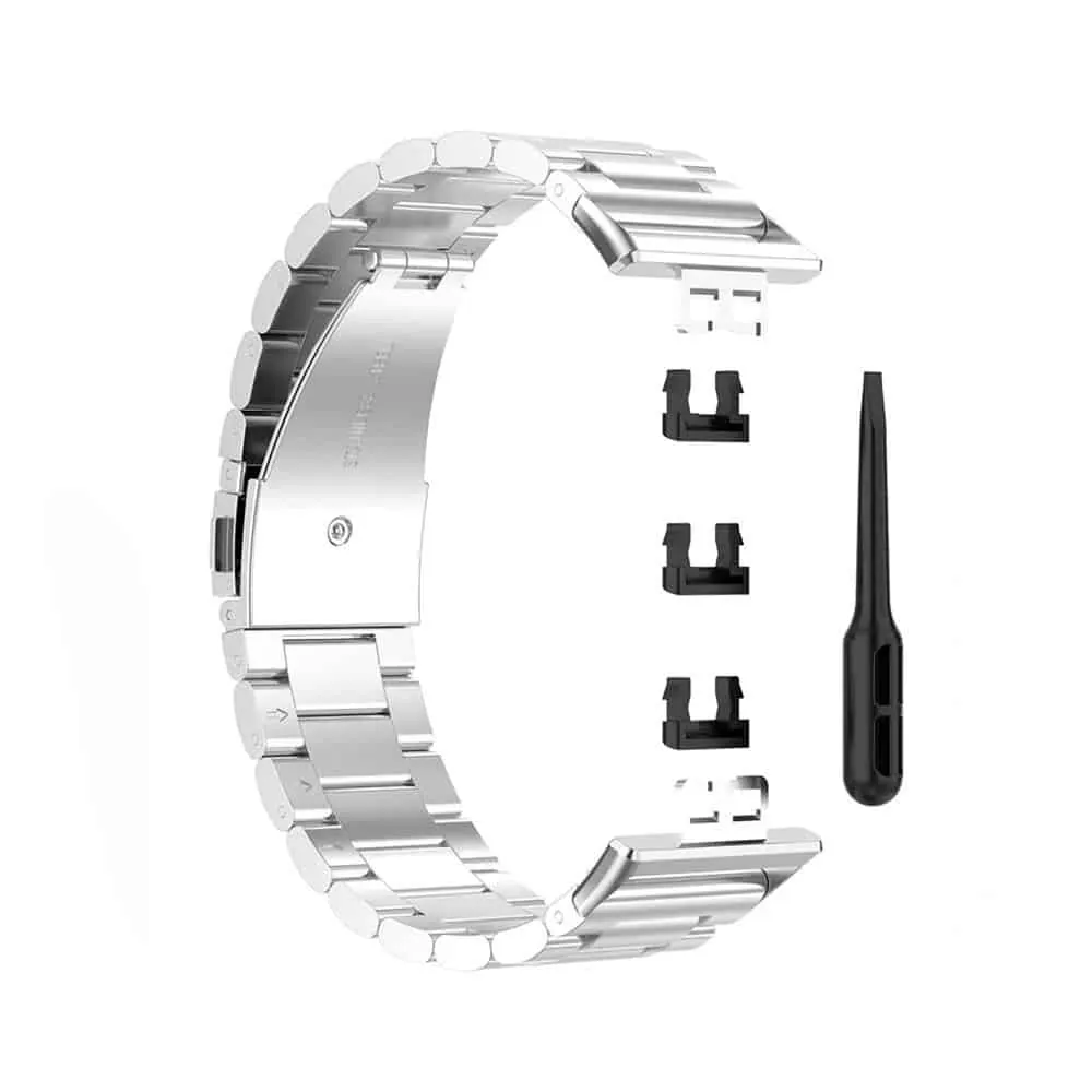 Huawei Watch Fit Replacement Stainless-Steel Strap - Silver