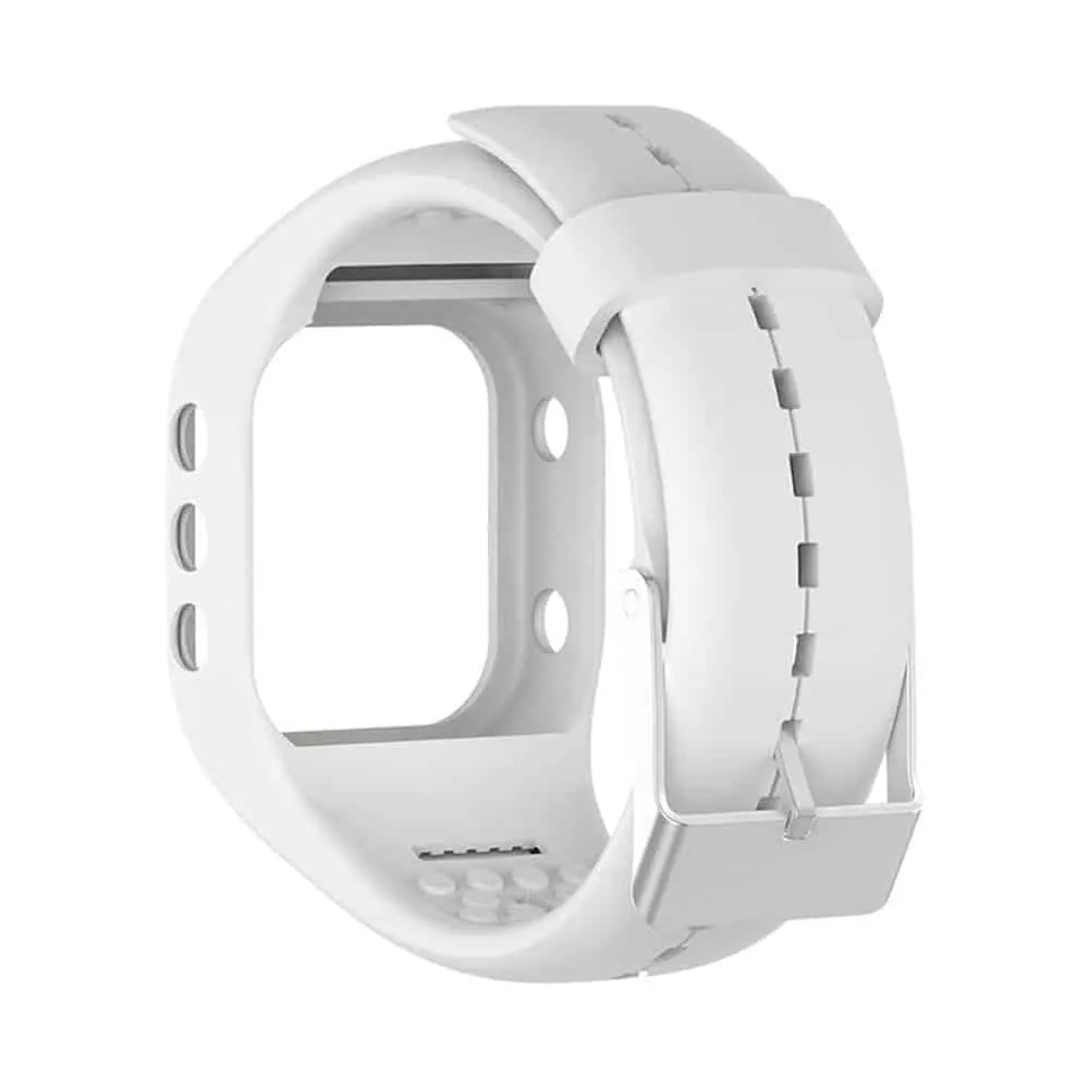 Silicone Strap for Polar A300 - White