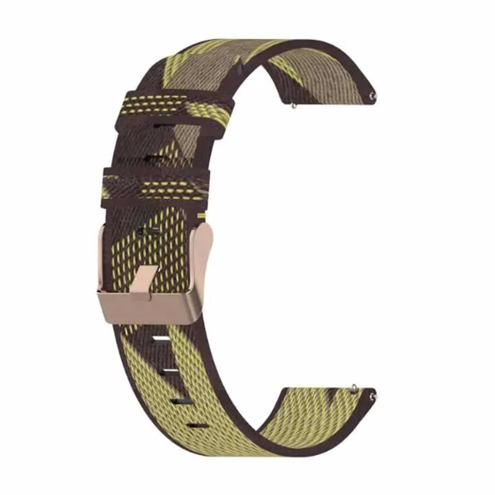 20mm Quick Release Nylon Strap - Yellow
