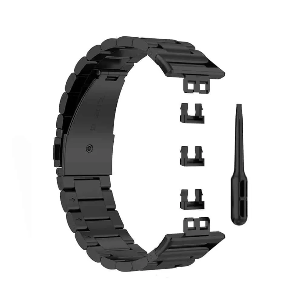 Huawei Watch Fit Replacement Stainless-Steel Strap - Black