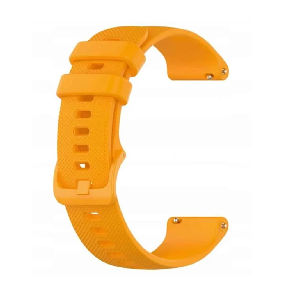 20mm Quick Release Silicone Strap - Orange