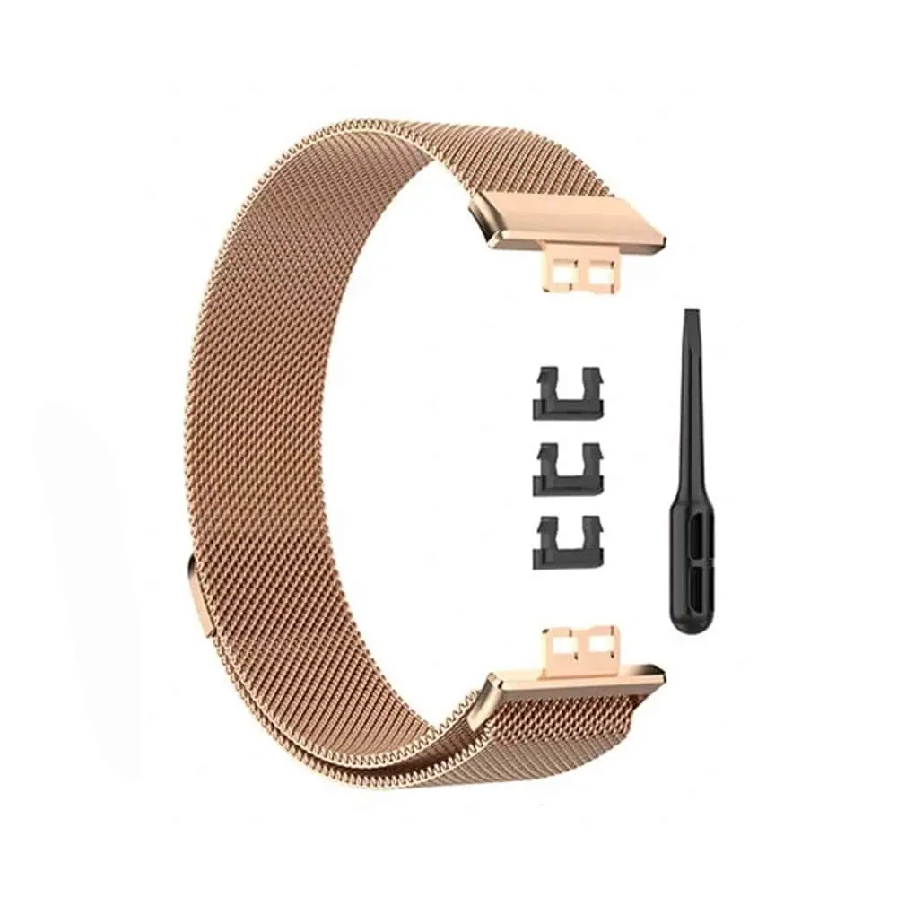 Milanese Strap for Huawei Watch Fit - Rose Gold