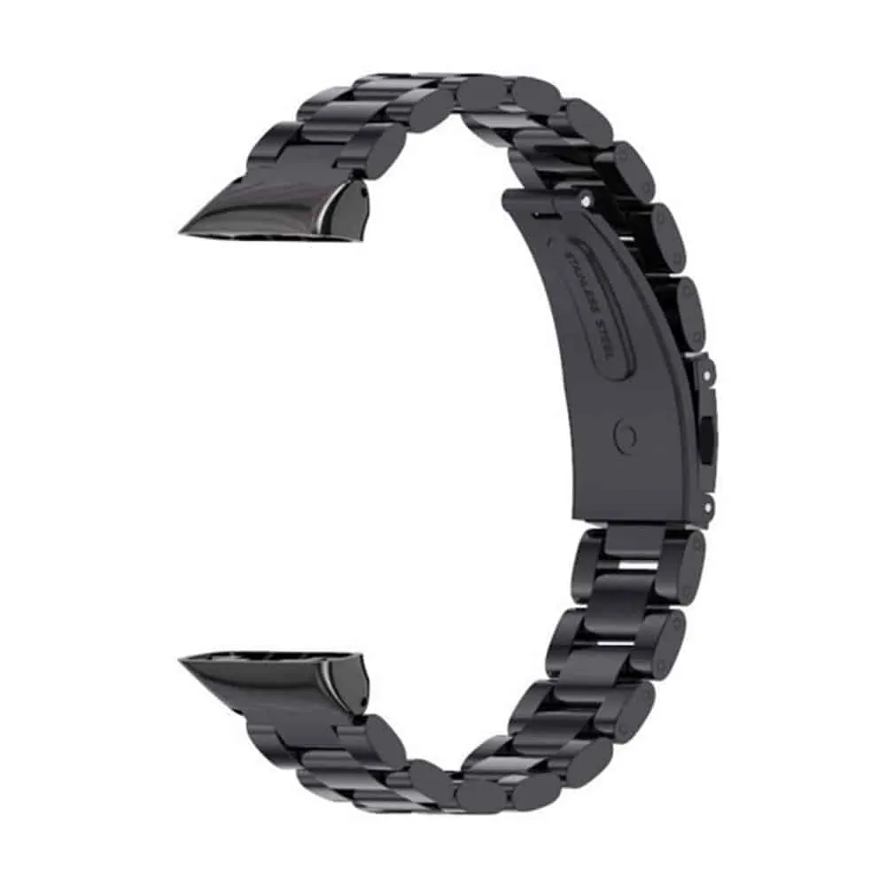 Stainless Steel Strap with Tool for Huawei Band 6 - Black