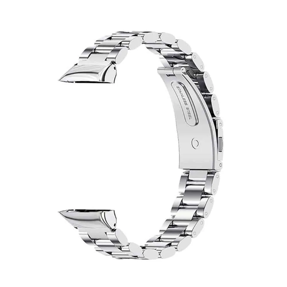 Stainless Steel Strap with Tool for Huawei Band 6 - Silver