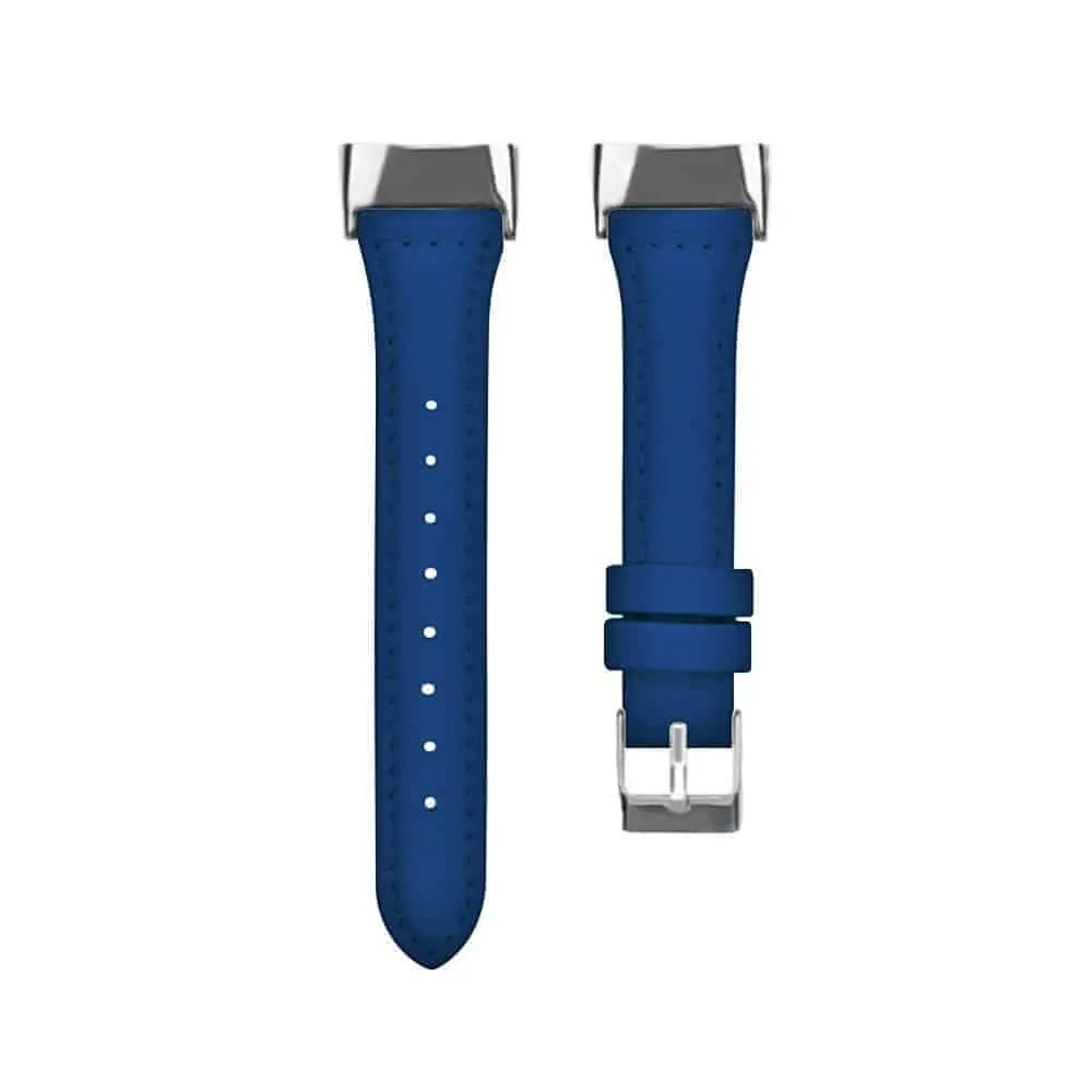Leather Band for Huawei band 6 - Blue