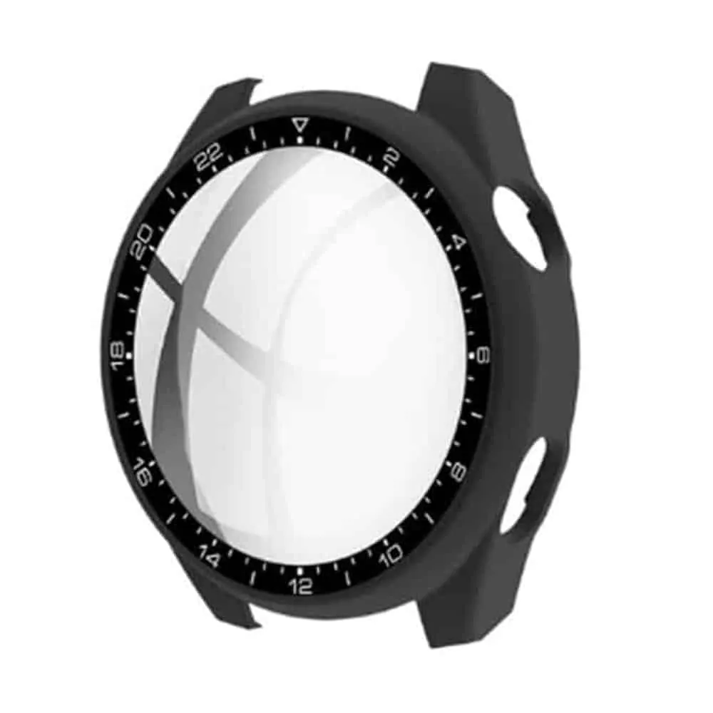 Replacement Hard Plastic Case for Huawei Watch 3 Pro - Black