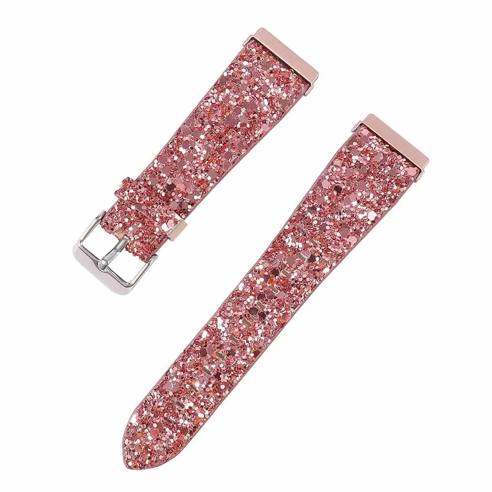 Leather Strap for Fitbit Versa - Pink