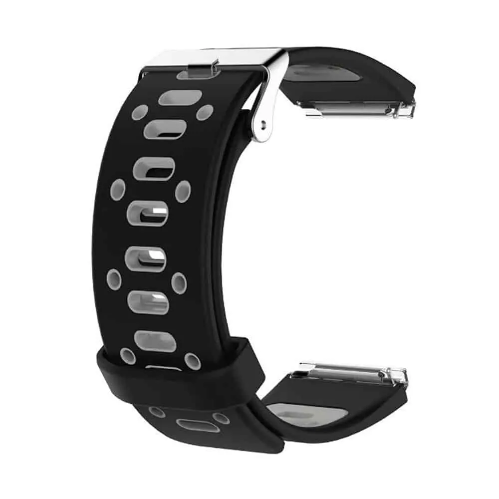 Silicone Band for Fitbit Blaze - Black+Grey