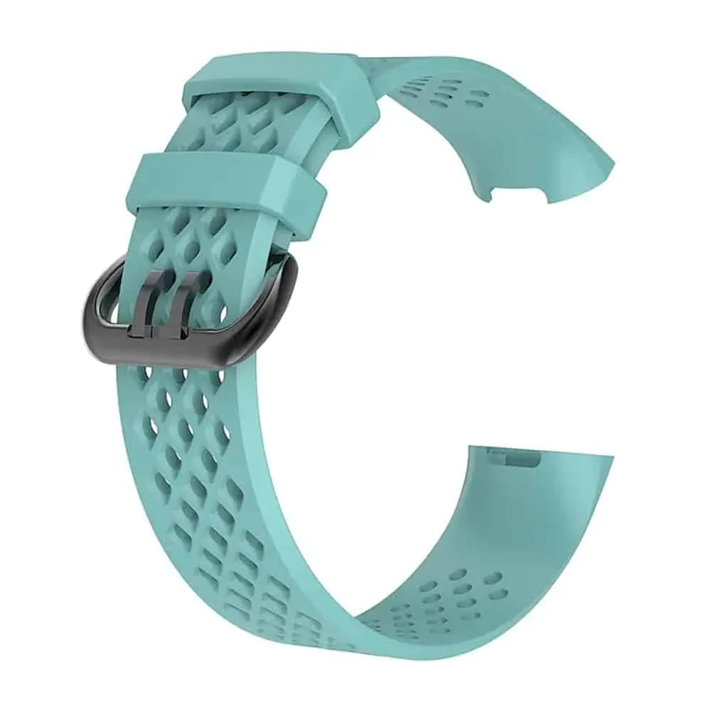 Silicone Band for Fitbit Charge 3(M/L) - Frost Blue