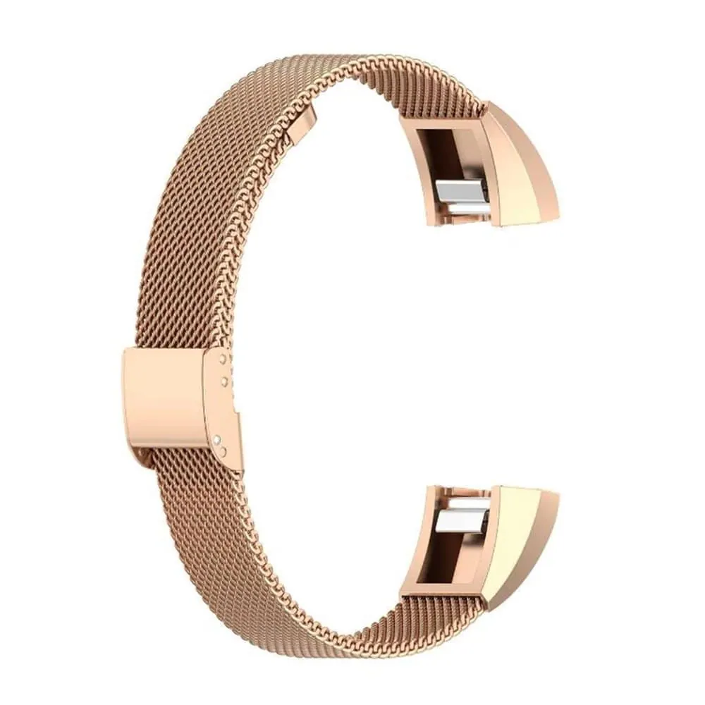 Steel Milanese Strap for Fitbit Alta / Ace - Rose Gold - M-L