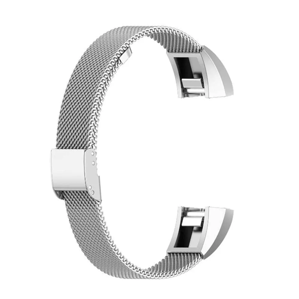 Steel Milanese Strap for Fitbit Alta / Ace - Silver - M-L