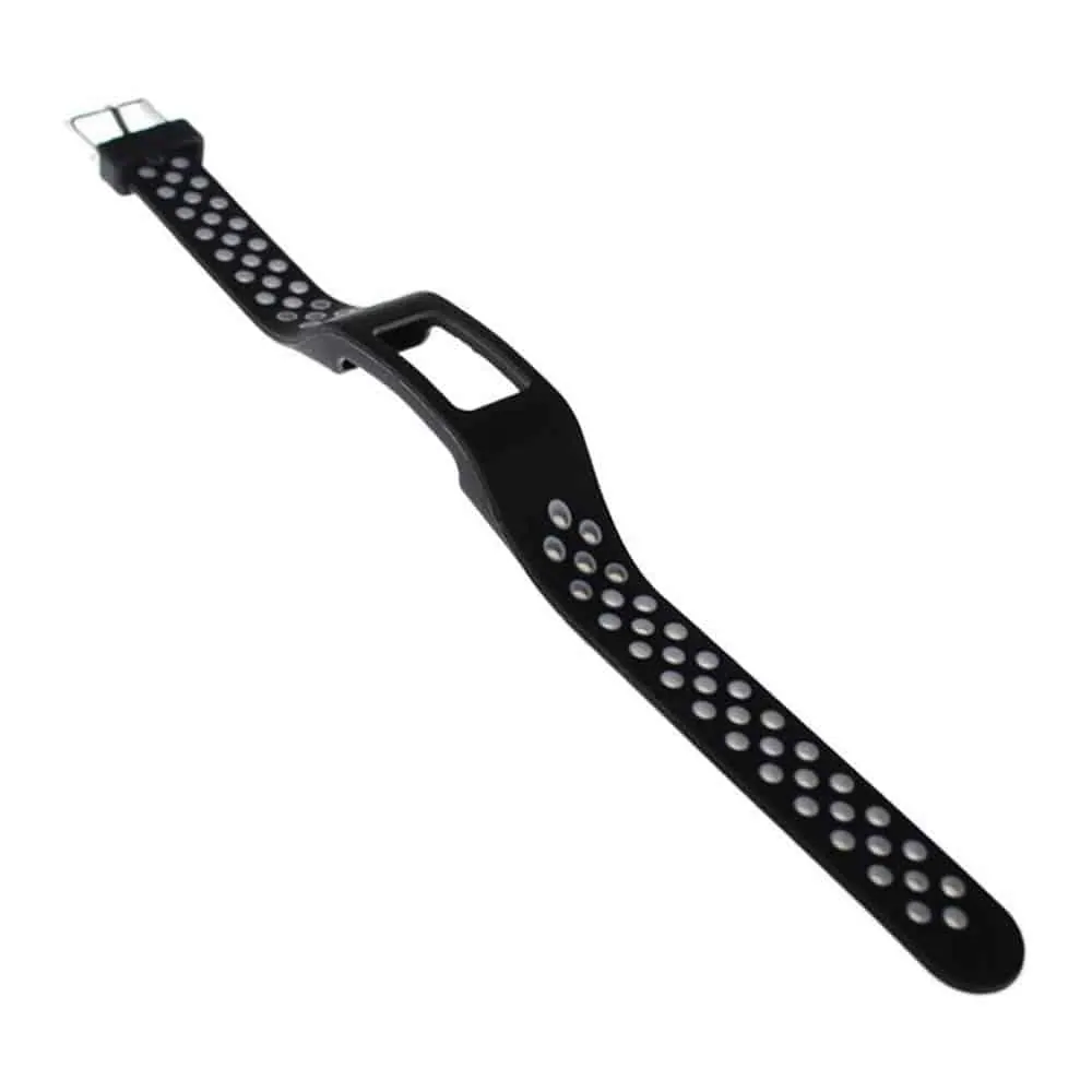 Replacement Silicone Strap for Garmin Vivofit 2 - Black & Grey