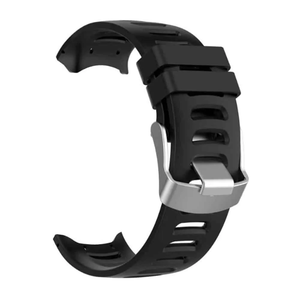 Replacement Silicone Strap for Garmin Forerunner 610 - Black