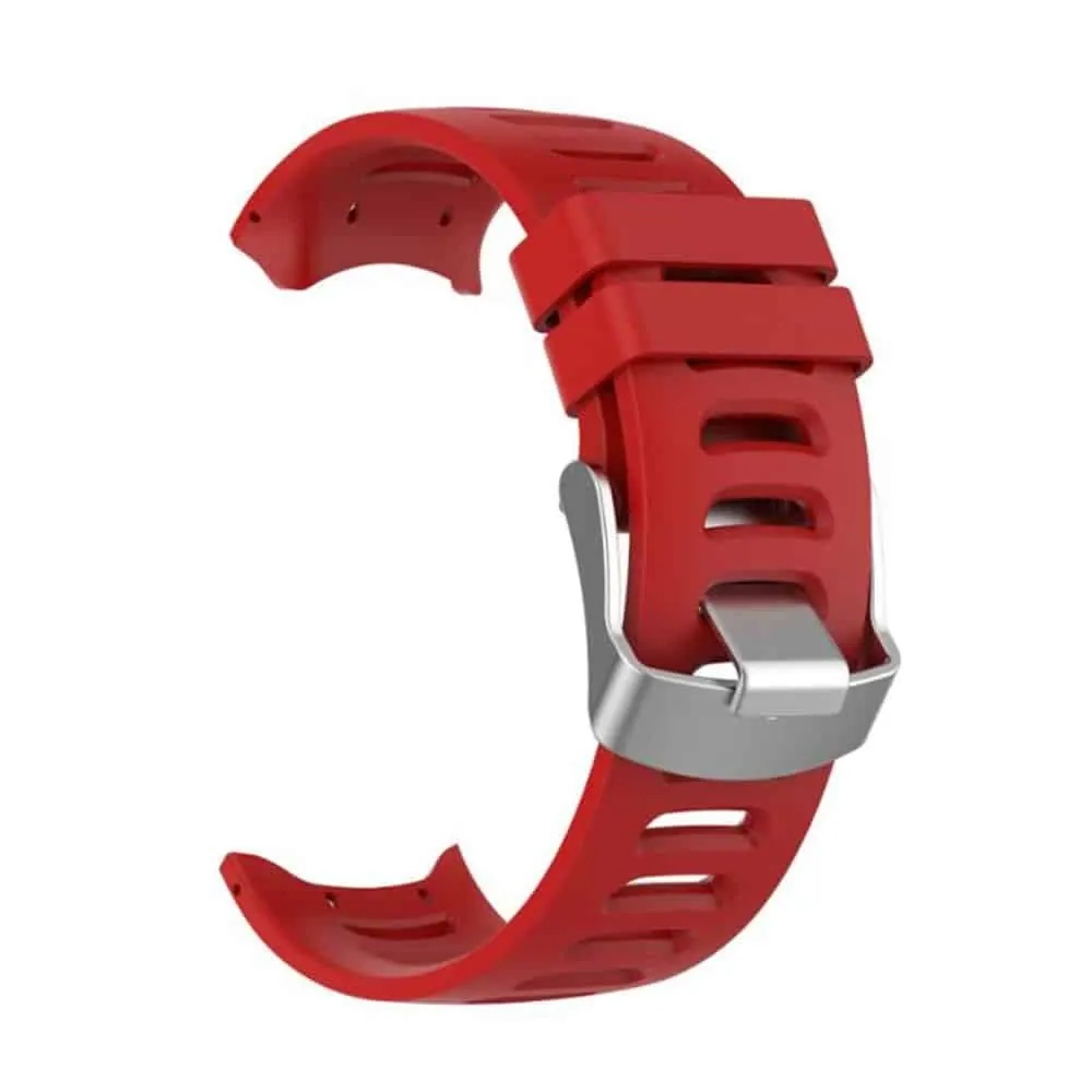 Replacement Silicone Strap for Garmin Forerunner 610 - Red