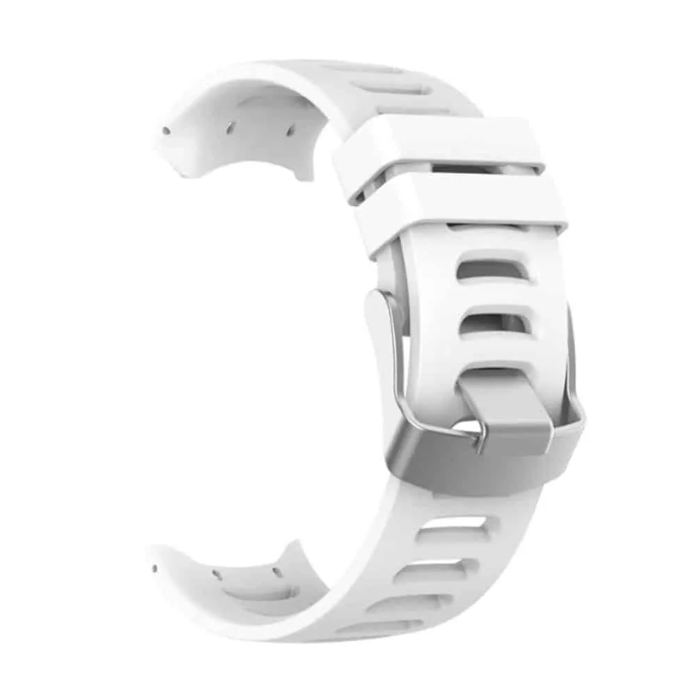 Replacement Silicone Strap for Garmin Forerunner 610 - White