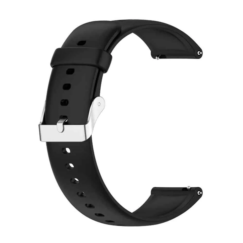 Silicone Strap for Huawei watch 3/Pro/GT/2/2E/GS Pro - Black