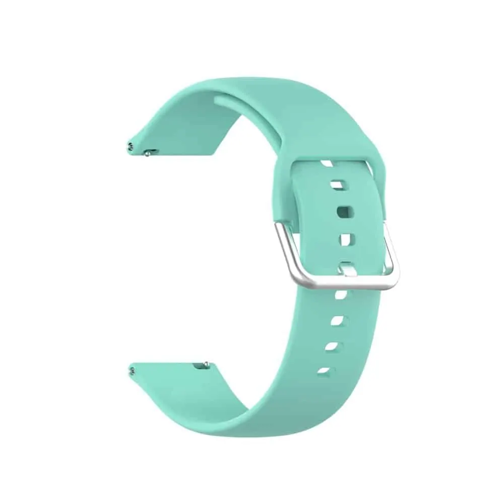 22mm Quick Release Silicone Strap - Frost Blue, S/M