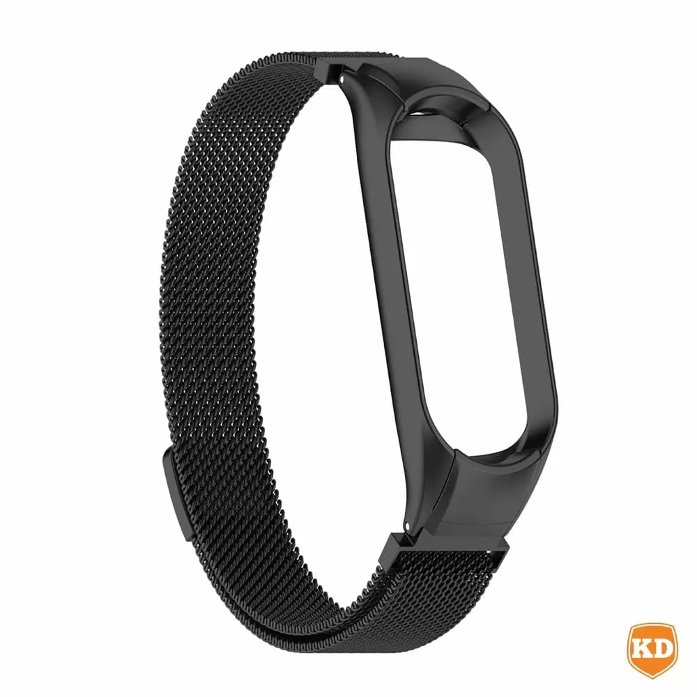 Milanese Strap for xiaomi band 3/4 - Black