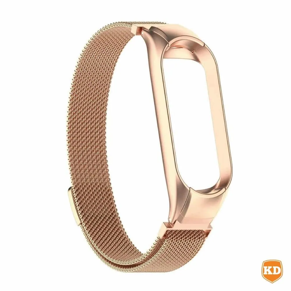 Milanese Strap for xiaomi band 3/4 - Gold