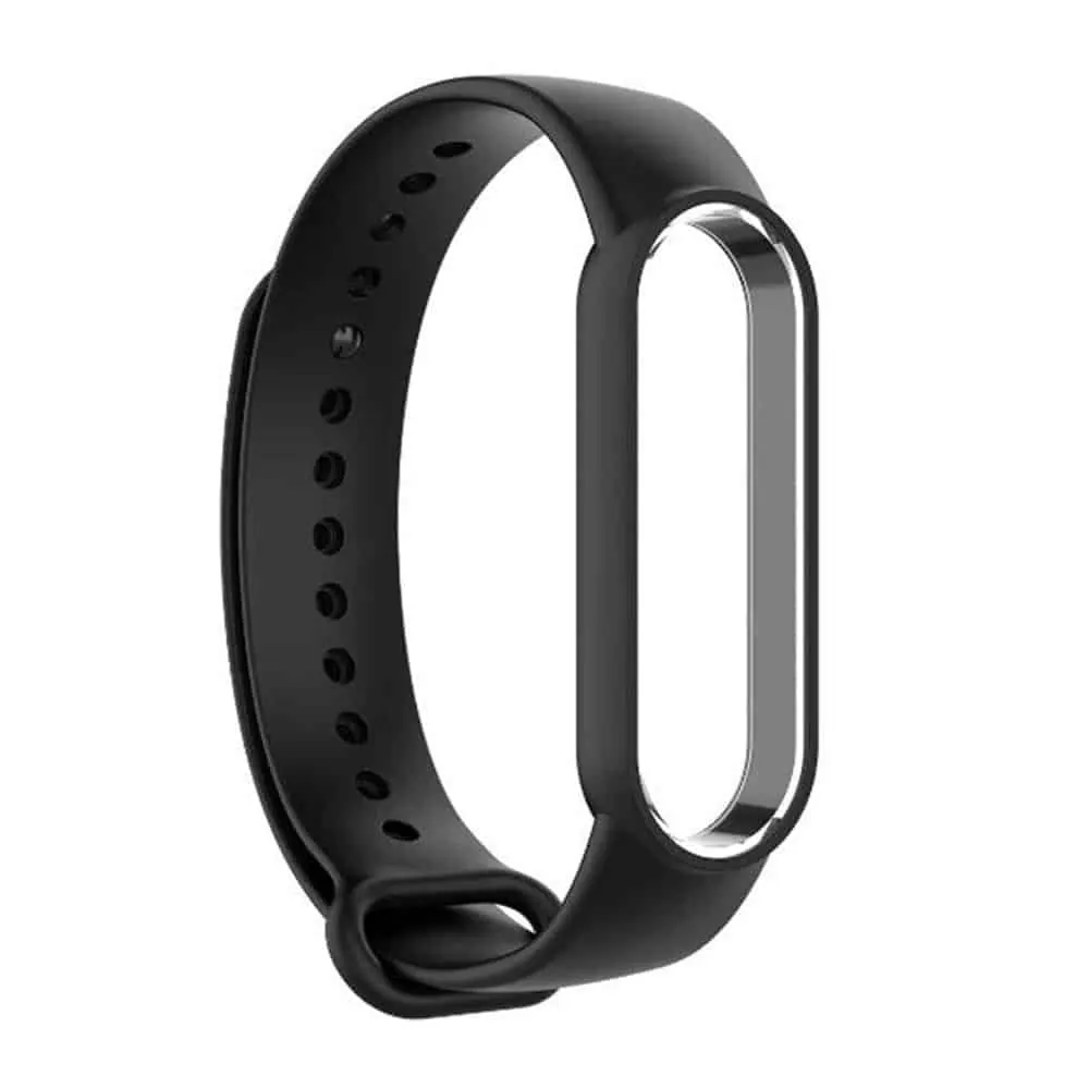 Silicone Band for xiaomi band 5 - Black
