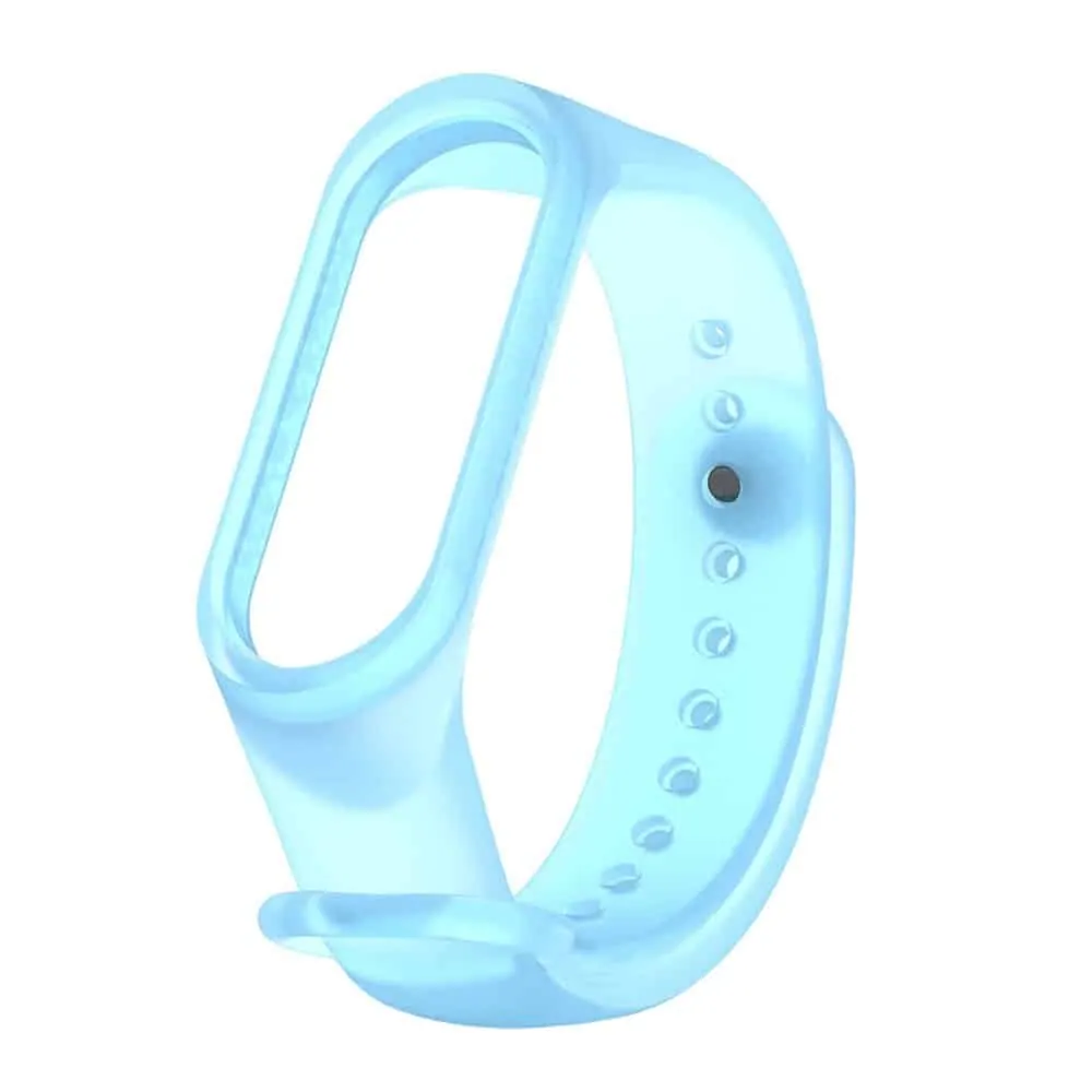 Replacement Silicone Strap for Xiaomi Band 6/Band 5 - Blue