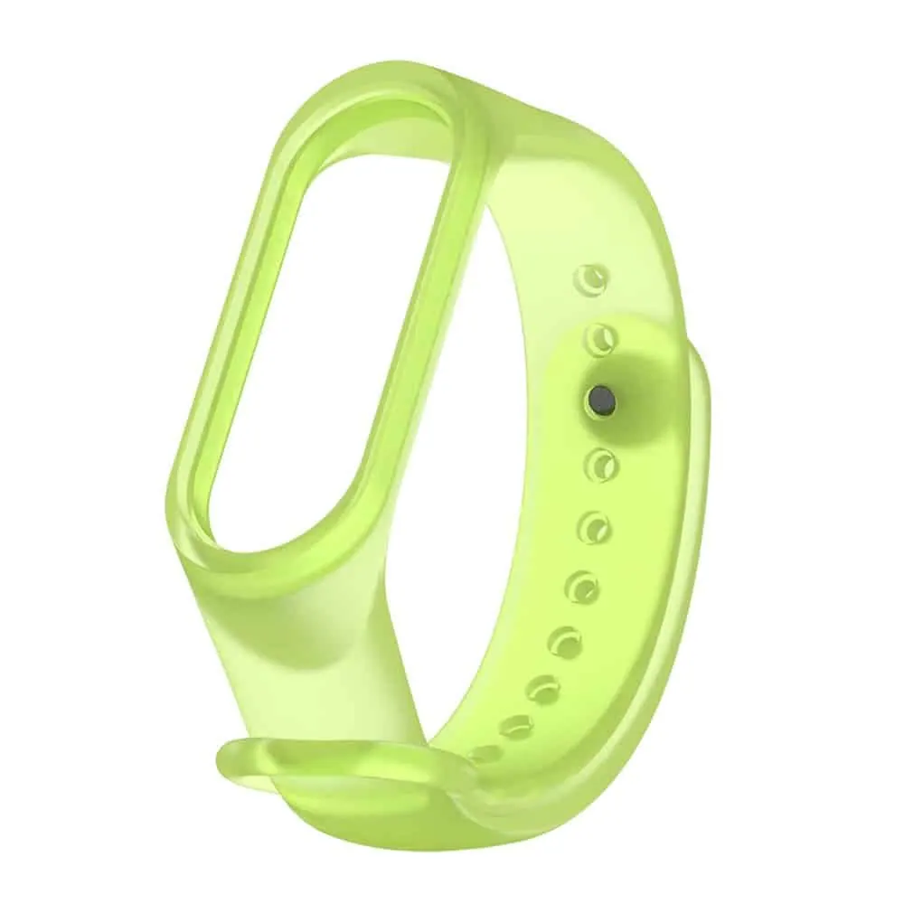 Replacement Silicone Strap for Xiaomi Band 6/Band 5 - Green