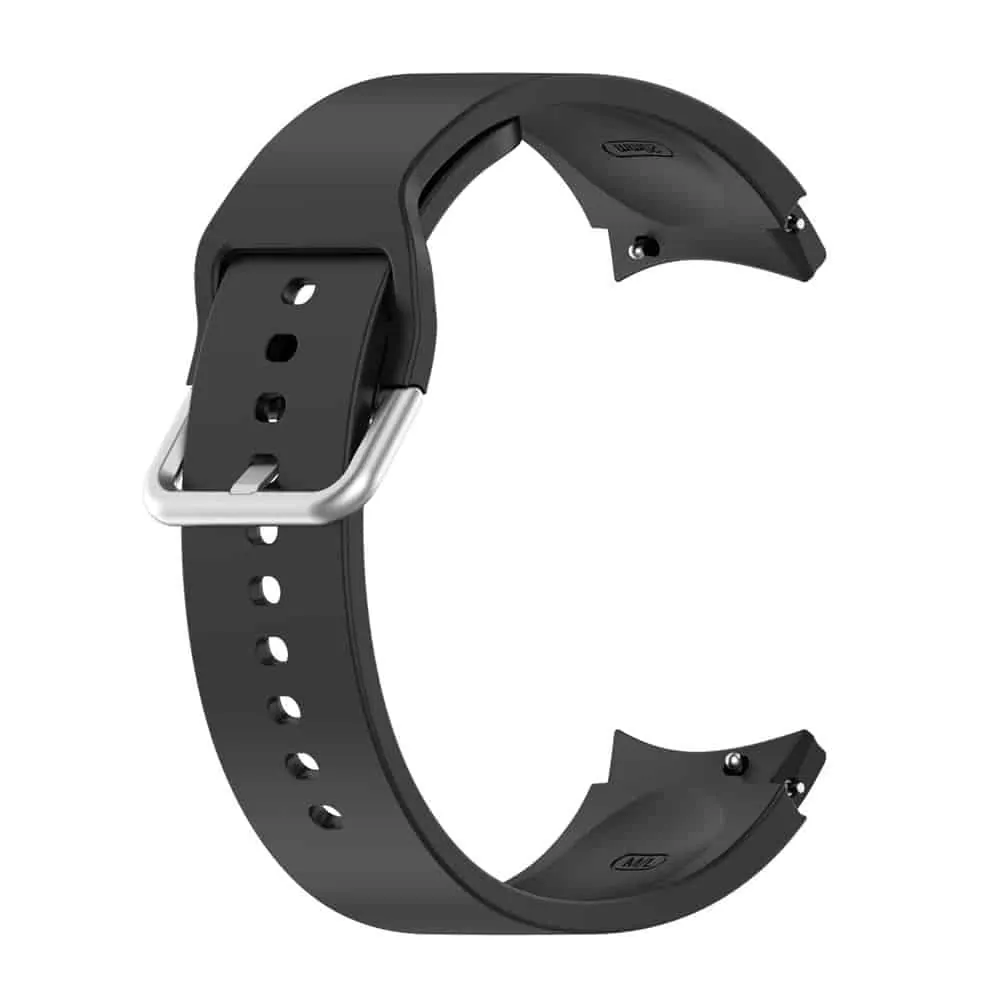 Silicone Band for Samsung Galaxy Watch 4 40mm/44mm (M/L) - Black
