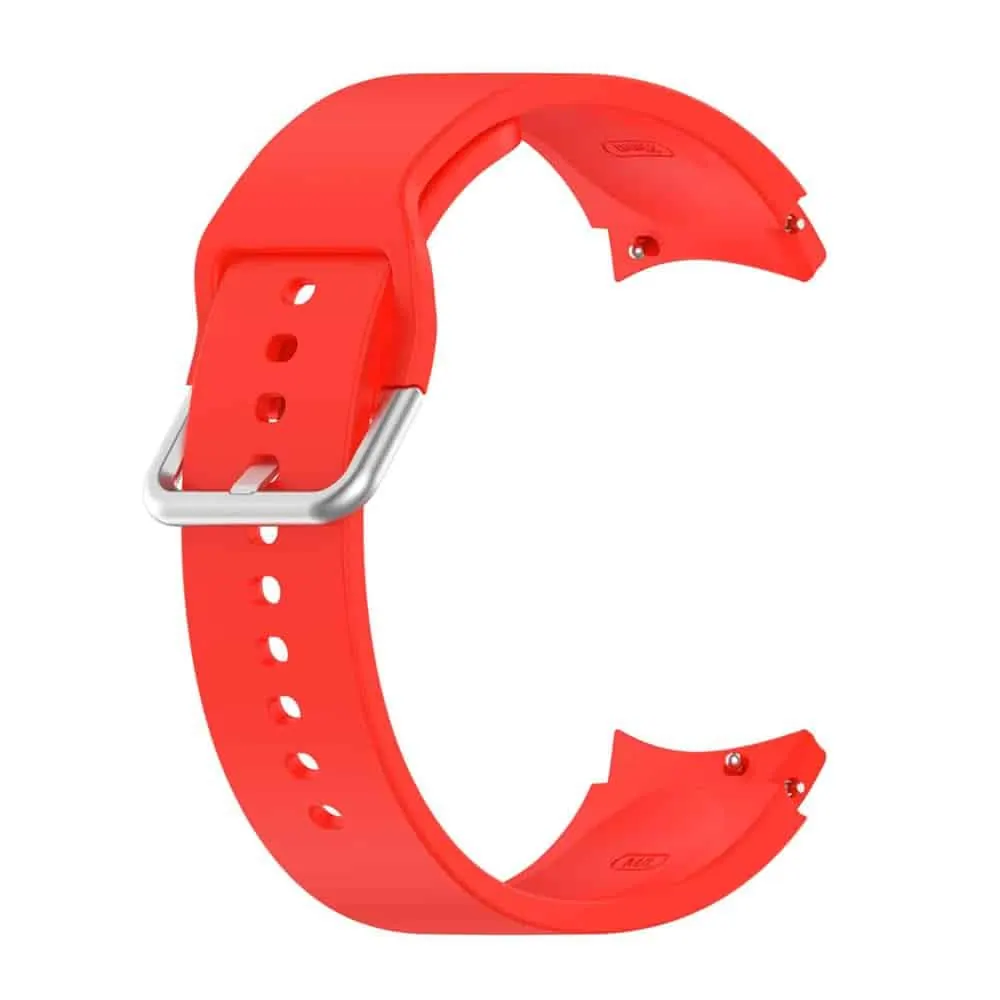 Silicone Band for Samsung Galaxy Watch 4 40mm/44mm (M/L) - Red