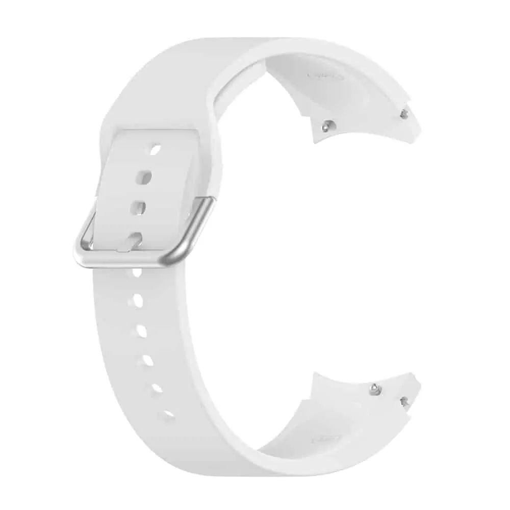 Silicone Band for Samsung Galaxy Watch 4 40mm/44mm (M/L) - White