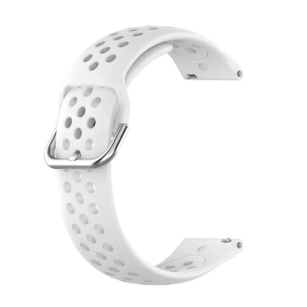 23mm Quick Release Silicone Strap - White