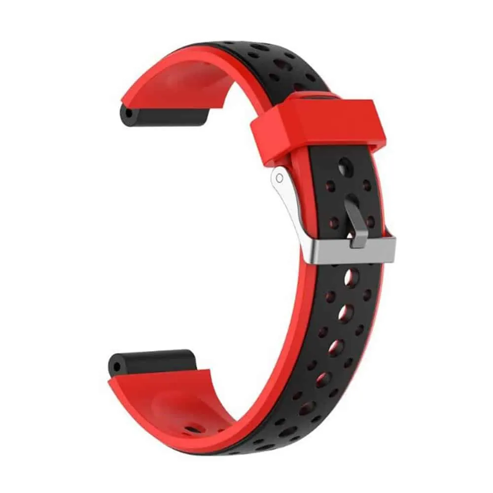 Silicone Band for Huawei 3 pro - Black+Red