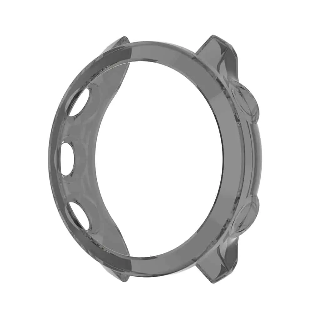 TPU Silicone Protective Case for Garmin Forerunner 55 - Black