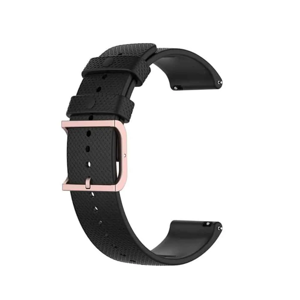 Silicone strap for Polar Ignite 2 - Black