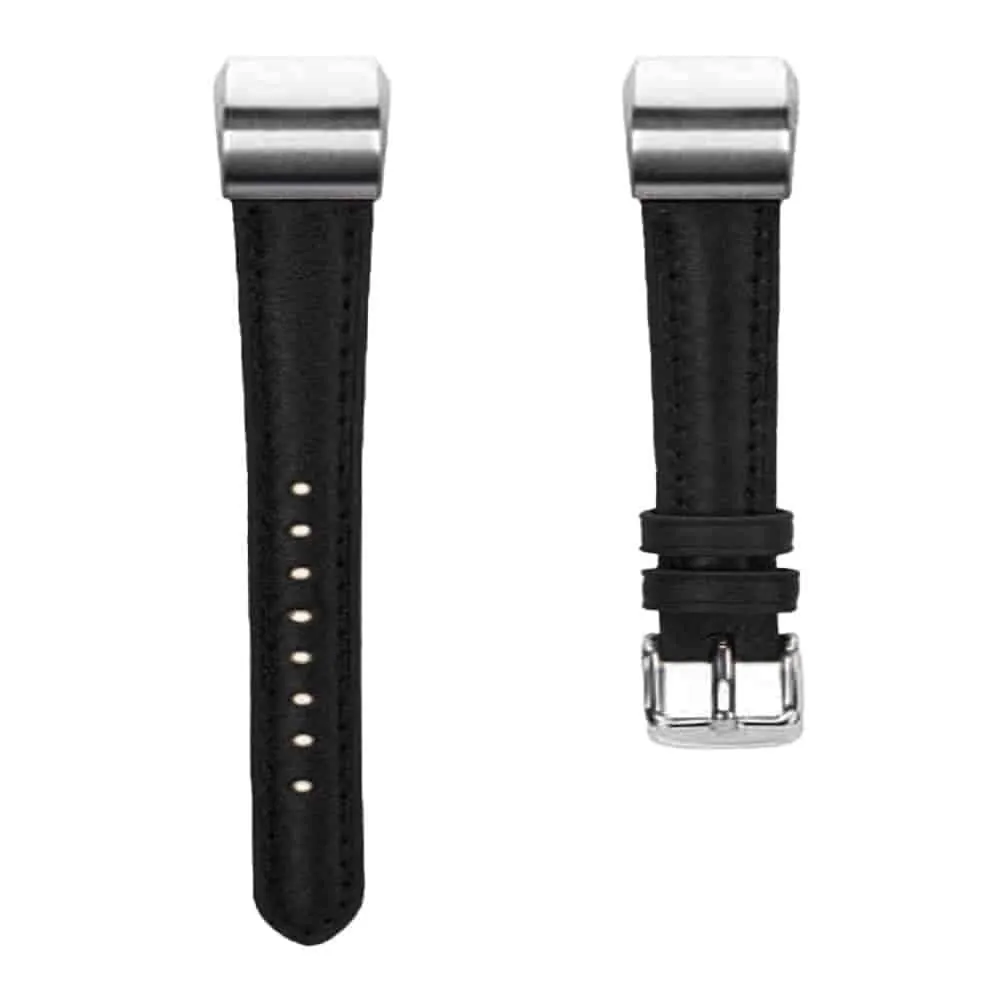 Fitbit Alta replacement leather strap - Black